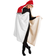 Load image into Gallery viewer, Personalized Baseball Hooded Blanket Red & White