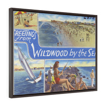 Load image into Gallery viewer, Wildwood NJ Postcard Home Decor Wall Art Print Canvas