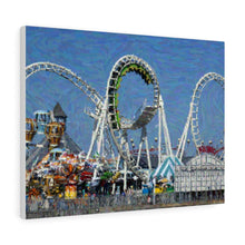 Load image into Gallery viewer, Gouache Digital Art painting Wall Art Print Wildwood NJ Boardwalk