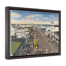 Load image into Gallery viewer, Wildwood NJ Boardwalk Postcard Home Decor Wall Art Print Canvas