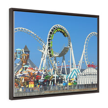 Load image into Gallery viewer, Watercolor Painting Wall Art Print Wildwood Moreys Piers Beach Sky