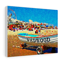 Load image into Gallery viewer, Oil Painting Wall Art Print Wildwood Crest Beach