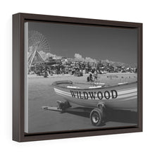 Load image into Gallery viewer, Black and White Photography Wall Art Print Wildwood New Jersey shore beach