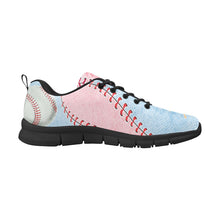 Load image into Gallery viewer, Baseball Sneakers Pale Pink & Blue