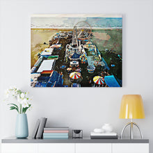 Load image into Gallery viewer, Oil Painting Wall Art Print Wildwood New Jersey Shore Beach