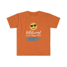Load image into Gallery viewer, Wildwood is our Happy Place Men's Fitted Short Sleeve Tee