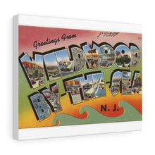 Load image into Gallery viewer, Wildwood By The Sea Postcard Home Decor Wall Art Print Canvas NJ