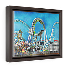 Load image into Gallery viewer, Oil Painting Wall Art Print Wildwood Moreys Piers Beach Sky