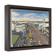 Load image into Gallery viewer, Wildwood NJ Boardwalk Postcard Home Decor Wall Art Print Canvas