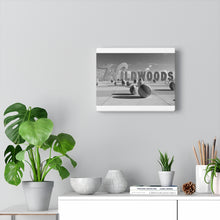 Load image into Gallery viewer, Wildwood NJ Crest Sign Black and White Photography Wall Art Print