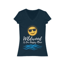 Load image into Gallery viewer, Women's Jersey Short Sleeve V-Neck Tee