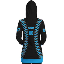 Load image into Gallery viewer, Miami Personalized Long Hoodie Black