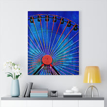 Load image into Gallery viewer, Oil Painting Wall Art Print Amusement Park Wildwood Ferris Wheel