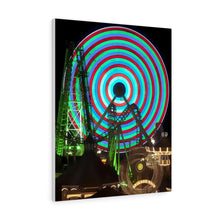 Load image into Gallery viewer, Cartoon Art Wall Decor Art Paint Beach Painting Ferris Wheel Amusement park