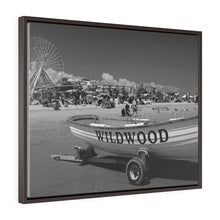Load image into Gallery viewer, Black and White Photography Wall Art Print Wildwood New Jersey shore beach