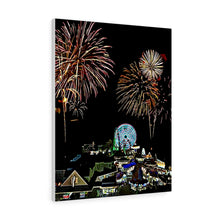 Load image into Gallery viewer, Wildwood New Jersey fireworks Oil Painting Wall Art Print