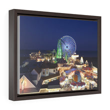 Load image into Gallery viewer, Canvas Print Mariners Landing Moreys Piers Wildwood Skyline Night