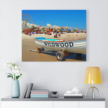 Load image into Gallery viewer, Watercolor Painting Wall Art Print Wildwood Jersey Shore Ocean View