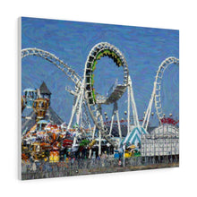 Load image into Gallery viewer, Gouache Digital Art painting Wall Art Print Wildwood NJ Boardwalk