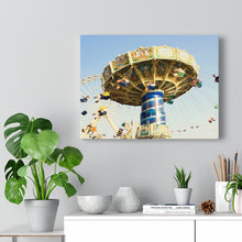 Load image into Gallery viewer, Wildwood Jersey shore Swings Watercolor Painting Wall Art Print