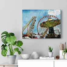 Load image into Gallery viewer, Oil Painting Wall Art Print Carnival Game Wildwood Boardwalk