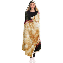 Load image into Gallery viewer, San Francisco Baseball Personalized Hooded Blanket Black & Tan