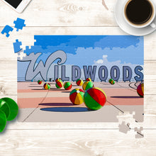 Load image into Gallery viewer, The Wildwood Crest Sign Jigsaw Puzzle Game