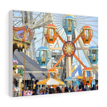 Load image into Gallery viewer, Canvas Print Morey's Piers Hot Air Balloons Wildwood New Jersey