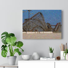 Load image into Gallery viewer, Gouache Digital Art painting Wildwood Jersey Roller Coaster Wall Art Print