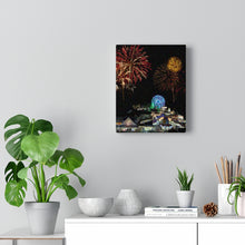 Load image into Gallery viewer, Gouache Digital Art painting Wildwood New Jersey fireworks Wall Art Print