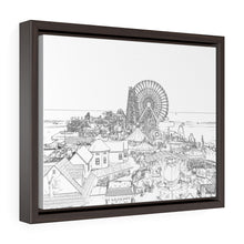 Load image into Gallery viewer, Art Sketch Wall Art Print Moreys Piers Wildwood NJ Beach Decor