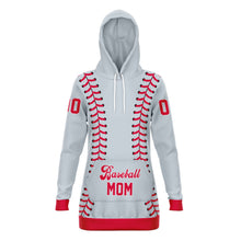 Load image into Gallery viewer, Seattle Personalized Long Hoodie Silver