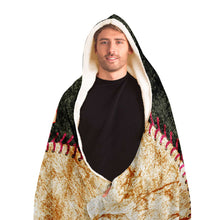 Load image into Gallery viewer, San Francisco Baseball Personalized Hooded Blanket Black & Tan