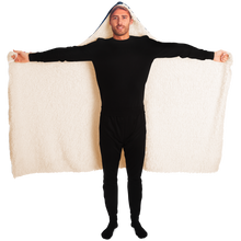 Load image into Gallery viewer, Baseball Gift Ideas New York Baseball Personalized Hooded Blanket Blue & White