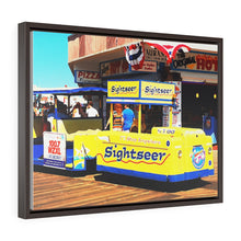 Load image into Gallery viewer, Watercolor Painting Wall Art Print Wildwood Boardwalk Tramcar
