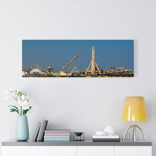 Load image into Gallery viewer, Watercolor Painting Wall Art Print Panoramic Wildwood New Jersey boardwalk