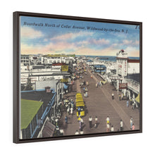 Load image into Gallery viewer, Wildwood NJ Boardwalk Postcard Home Decor Wall Art Print Canvas