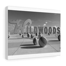 Load image into Gallery viewer, Wildwood NJ Crest Sign Black and White Photography Wall Art Print