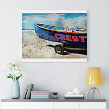 Load image into Gallery viewer, Oil Painting Wall Art Print Wildwood Crest Life Guard boats New Jersey Beach
