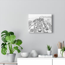 Load image into Gallery viewer, Art Sketch Wall Art Print Wildwood Boardwalk New Jersey Beach Sky View