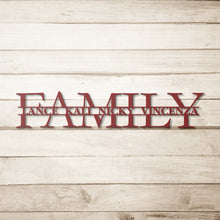 Load image into Gallery viewer, FAMILY Custom Name Steel Sign