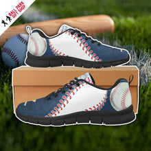 Load image into Gallery viewer, New York Sneakers Blue & White