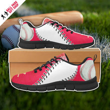 Load image into Gallery viewer, Baseball Sneakers Red & White
