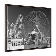 Load image into Gallery viewer, Wildwood New Jersey Amusement Park Black and White Photography Wall Art Print