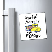 Load image into Gallery viewer, Wildwood Crest North NJ Watch the tramcar please Refrigerator Magnet Keepsake Souvenir
