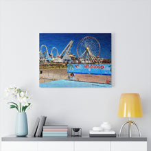 Load image into Gallery viewer, Gouache Digital Art painting Wall Art Print Wildwood NJ Skyline