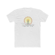 Load image into Gallery viewer, Men's Cotton Crew Tee Shirt Wildwood NJ Magical express VS The Wildwood Tramcar