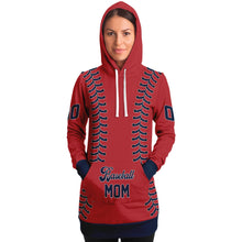 Load image into Gallery viewer, Boston Personalized Long Hoodie Red