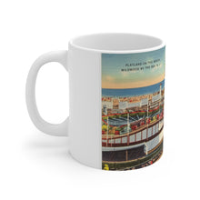 Load image into Gallery viewer, Vintage Wildwood by the Sea Postcard coffee Mug 11oz