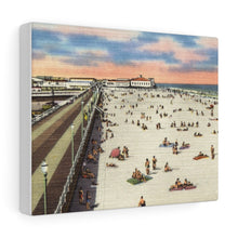 Load image into Gallery viewer, Sunny Day WIldwood Beach Postcard Home Decor Wall Art Print Canvas